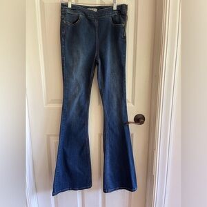 Free People Flared Jean with Side Zip